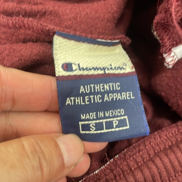 Champion maroon sweatpants size small. unisex - Picture 3 of 11
